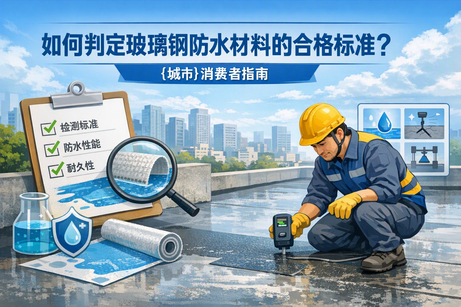 如何判定玻璃钢防水材料的合格标准？ 淮南 消费者指南