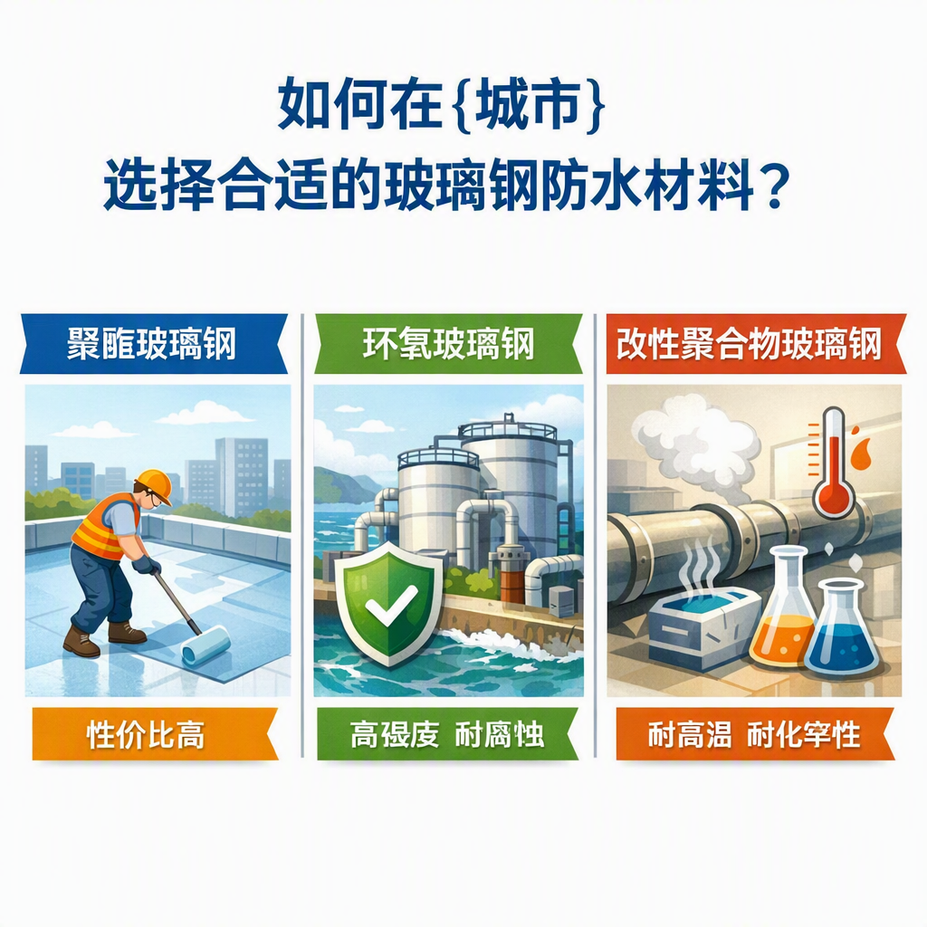 如何在淮南选择合适的玻璃钢防水材料？