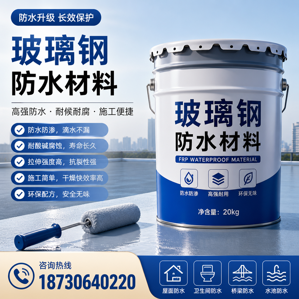 专家解析:玻璃钢防水材料的市场前景分析在 淮南