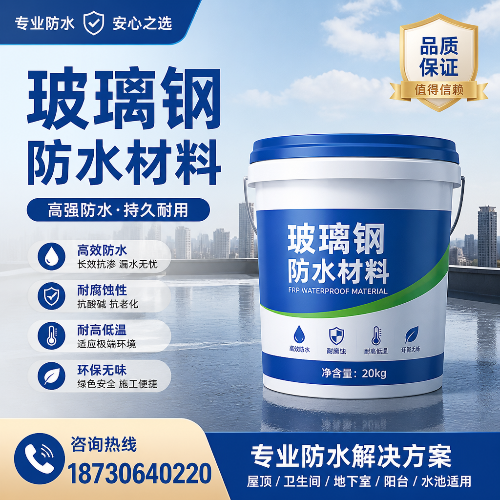 了解玻璃钢防水材料的市场趋势,淮南 企业不可不知